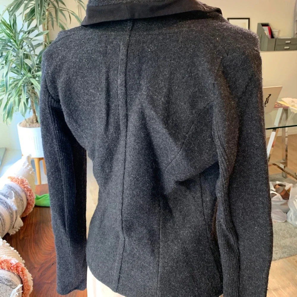 Anthropologie Guinevere Wool Gray Cardigan Size XS